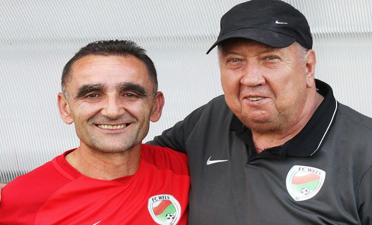 Trainer Goran Kartalija und Obmann Juan Bohensky Foto: Erhardt