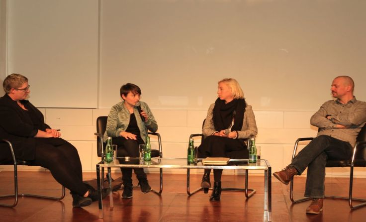 Podium beim Politischen Aschermittwoch Foto: Initiative gegen Faschismus