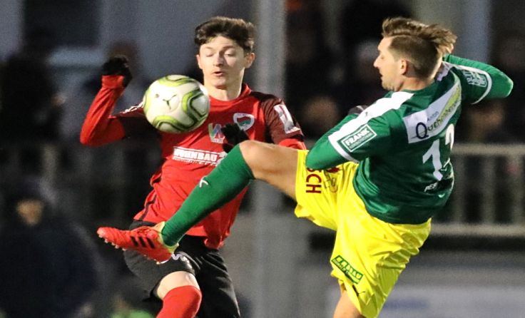 Der FC Wels musste sich Vöcklamarkt mit 0:3 geschlagen geben. Foto:Hörmandinger