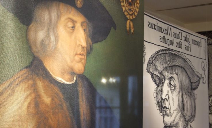 Der Kaiser ließ viele Portraits von sich anfertigen. Eben der erste richtige Medienkaiser.
