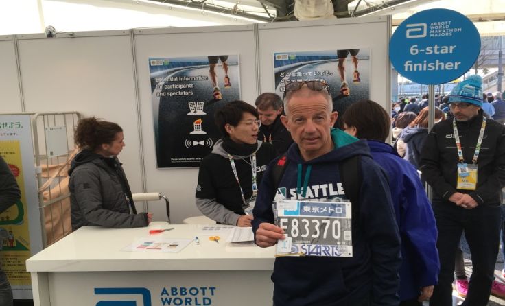 Manfred Steiner im Ziel. Foto: Privat