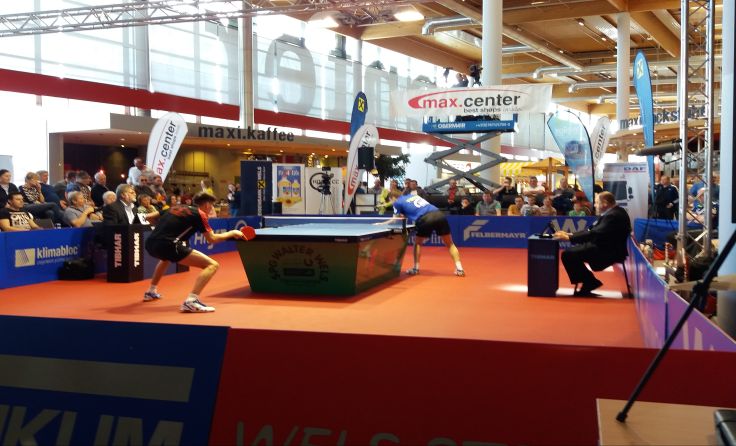 Im Max.Center flogen wieder die Tischtennis Bälle. Foto: privat