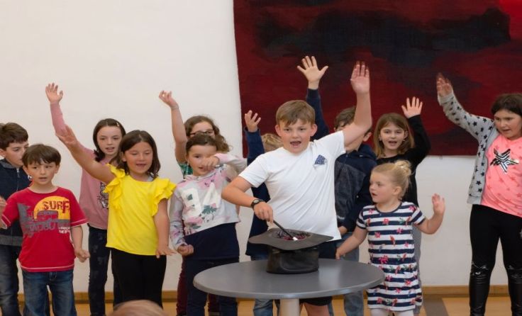 Die Kids waren mit Feuereifer bei der Sache. Foto: Bonelli