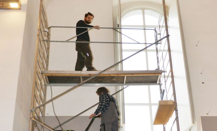 Die Arbeiten werden noch bis Anfang Juni dauern. Foto: Stadt