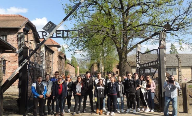 Die Welser Schüler bei ihrer Exkursion. Foto: Privat