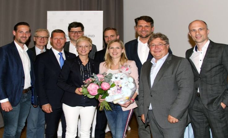 Ehrengäste und Vorstand beim ordentlichen WB Wels Stadt Tag. Foto: WB