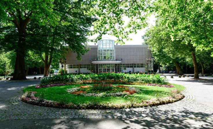 Die Stadthalle wird zum Ausweichquartier in der Saison 2019/20. Foto: Stadt Wels