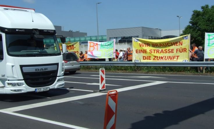 Die Botschaft der Demonstranten ist klar. Foto: Nowak