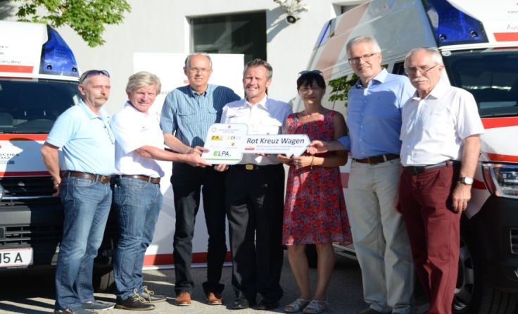 Spendenübergabe beim Welser Roten Kreuz. Foto: Privat