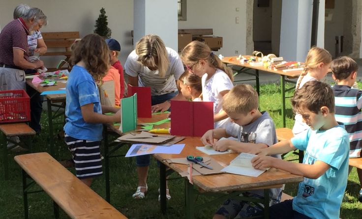 Voll konzentriert gingen die Kids zur Sache. Foto: Ferienpass