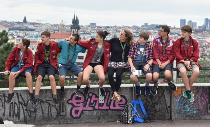 Die Welser Pfadfinder waren in Europa unterwegs. Foto: Pfadfinder