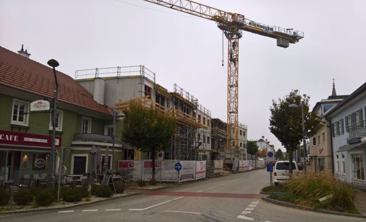 Neues Wohn- und Geschäftshaus entsteht mitten im Ortszentrum Foto: Stadtgemeinde
