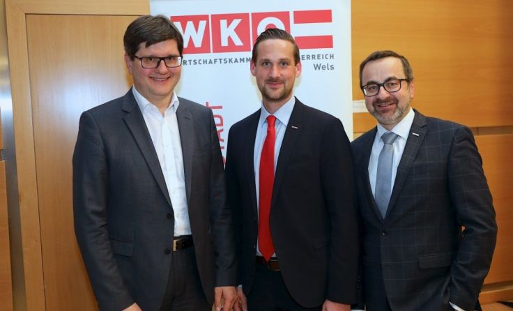 v.l.: Franz Edlbauer, Thomas Brindl und Franz Ziegelbäck Foto: cityfoto.at/Streif