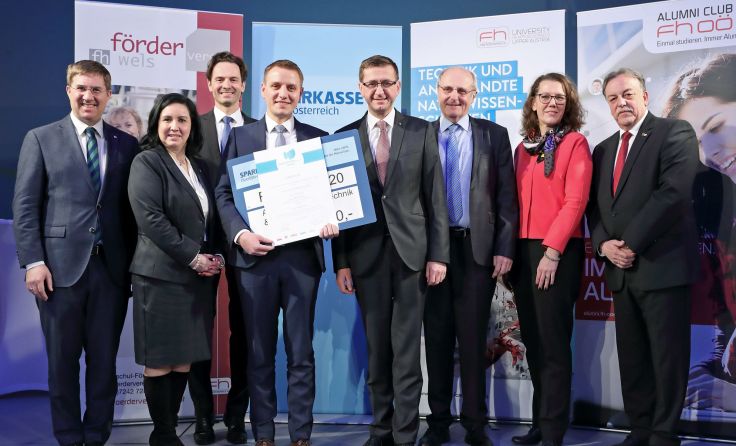 Auszeichnung für den Sattledter Sebastian Huber. Foto: Land OÖ/Stinglmayr