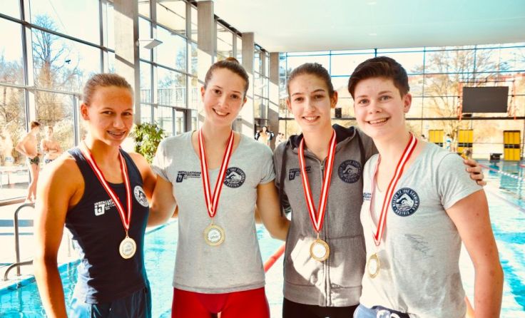 Anna Glen, Lina Ahorner, Elena Hemetsberger und Sophie Amesberger Foto: WTV