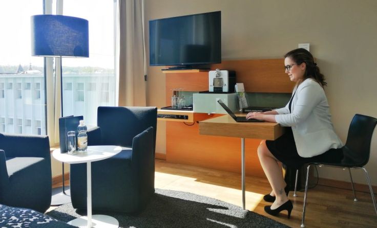 Die Hotelzimmer beim Ploberger eignen sich auch für Home Office. Foto: Ploberger