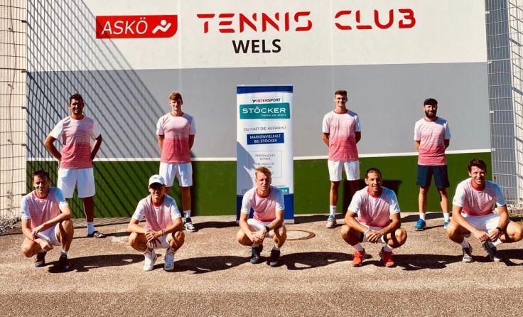 Der ungeschlagene Landesmeister im Mannschaftstennis Foto: Askö TC Wels