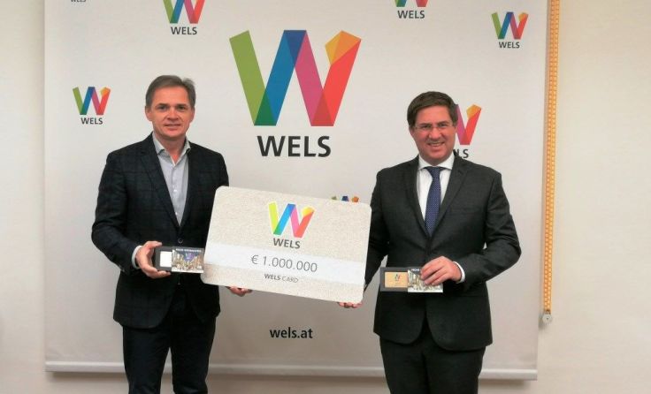 Peter Jungreithmair (Wels Marketing) und Bgm. Andreas Rabl. Foto: WMT