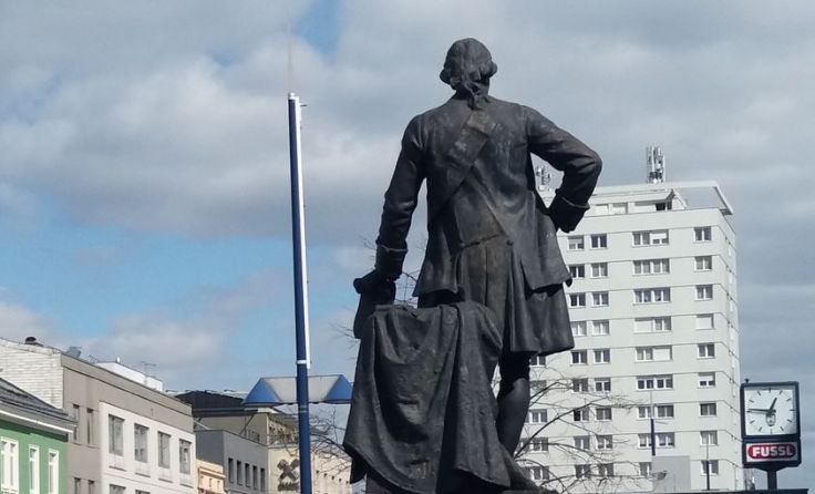 Der Kaiser Josef blickt auf seinen Platz. Foto: Tips