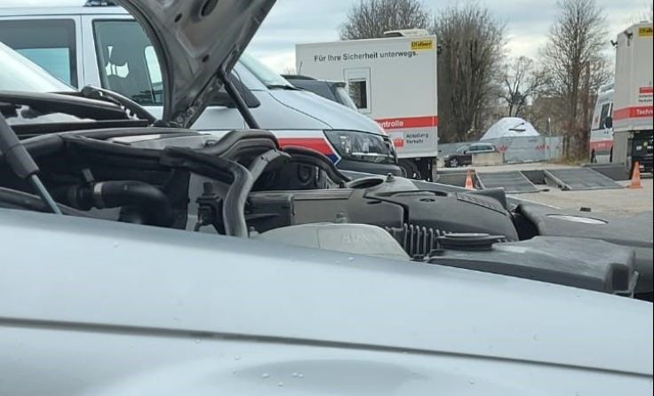 Kontrolle im Welser Messegelände. Foto: Tips