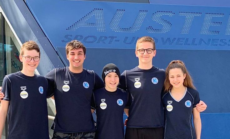 Thibault Celedin Jonas Lichtenwagner Lukas Edl, Filip Ivancevic und Lena Edl Foto: privat