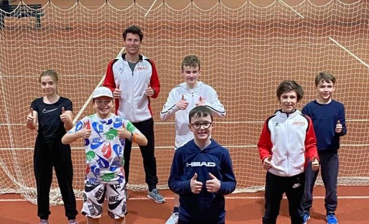 Die U12-Talente der taf-tennis academy. Foto: privat