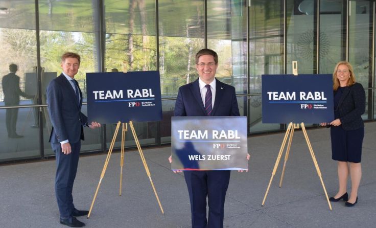 v.l.: Gerhard Kroiß, Andreas Rabl und Christa Raggl-Mühlberger (Foto: FPÖ)