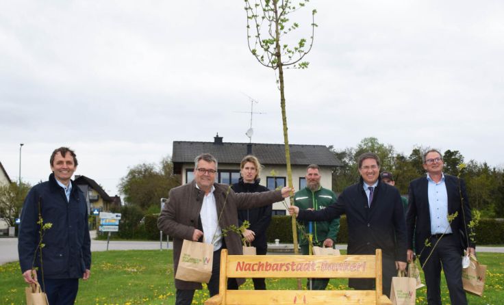 Auf dem Areal der Firma Trotec entstand ein besonderer Rastplatz. (Foto: Stadtamt)