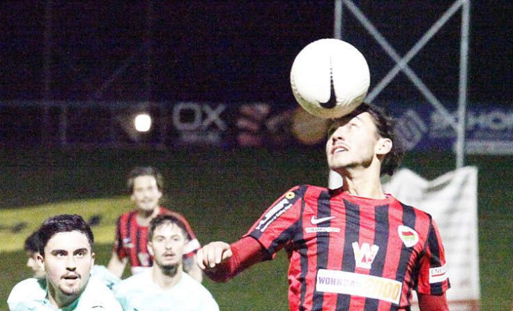 Alexander Bauer erzielte das 1:0 beim 5:0 des FC Wels gegen Stadl. (Foto: Erhardt)