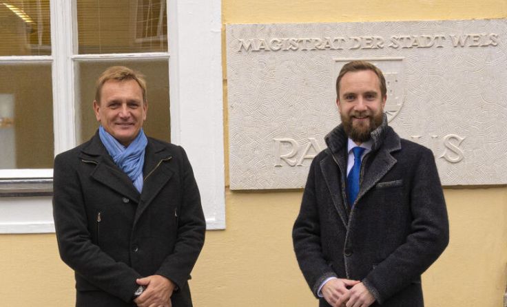 Schinninger und Oberndorfer (Foto: Stadt Wels)