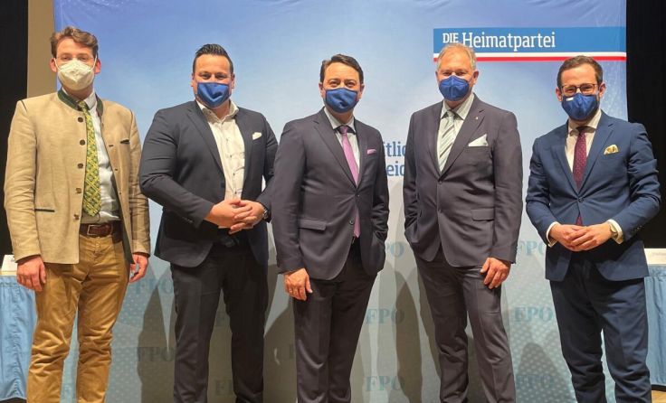 Haimbuchner und seine Stellvertreter (Foto: FPÖ)