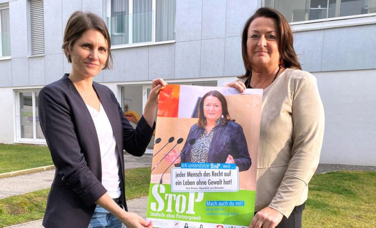 StoP-Koordinatorin Simone Heinz-Jahraus (links) und NAbg. Petra Wimmer. (Foto: Stegh)