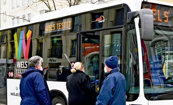 Die Testbusse der Stadt wurden vielfach genutzt. (Foto: Stadt Wels)