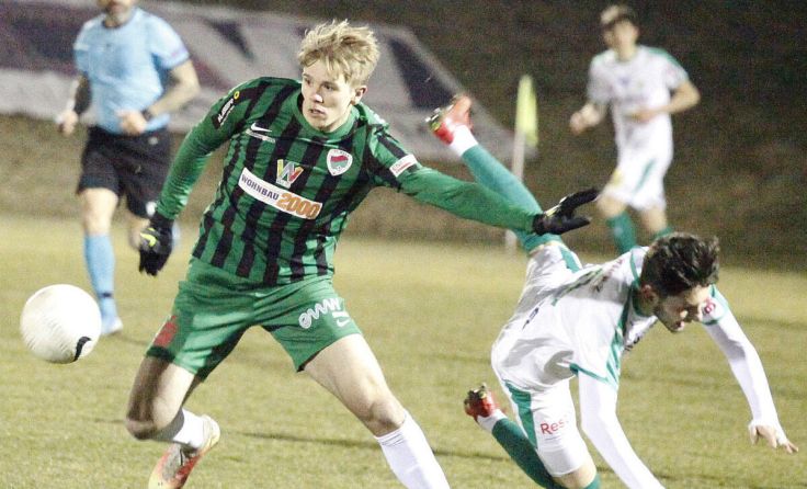Pellegrini (FC Wels) musste eine 0:2-Heimniederlage hinnehmen. (Foto: Erhardt)