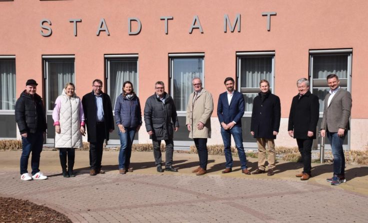 Bürgermeister aus anderen Kommunen zu Gast in Marchtrenk. (Foto: Stadtamt)