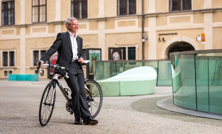 Helmut Schmidinger und sein Pinarello (Foto: www.weshootit.com // Sebastian Sontacchi)