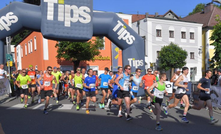 Start zum Vorchdorfer Pfingstlauf. Tips war als Kooperationspartner mit dabei. (Foto: privat)