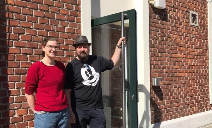 Mitglieder des Kernzone-Teams beim Treffpunkt „Mensch und Arbeit“ (Foto: privat)