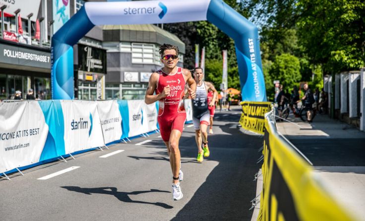 Alexander Bründl auf dem Weg zur Bronzemedaille. (Foto: Tri your Life)