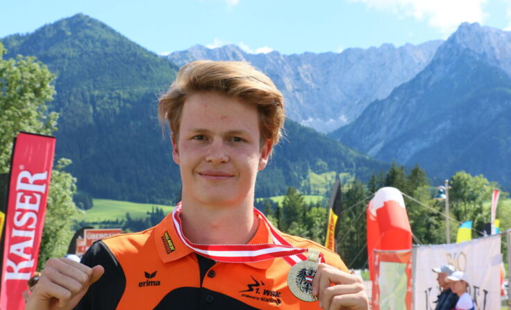Windischbauer mit seiner Goldenen (Foto: privat)