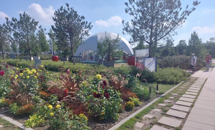 Zu Besuch bei der Floriade (Foto: tips)