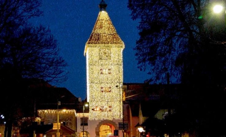 Beleuchtung bleibt am Ledererturm (Foto: Tips)