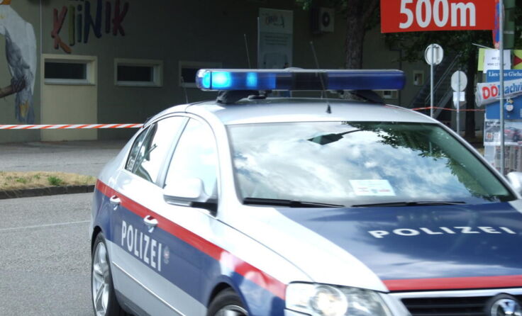 Polizei im Einsatz (Foto: Tips)