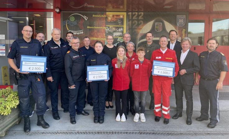 Spendenübergabe an die drei Organisationen. (Foto: privat)