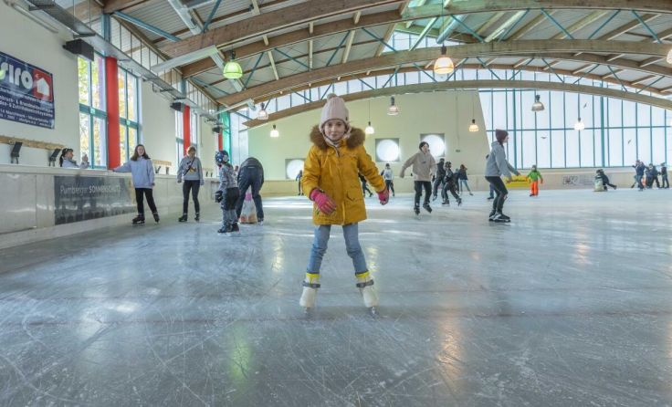 Es darf wieder über das Eis geflitzt werden. (Foto: Oberlaber)