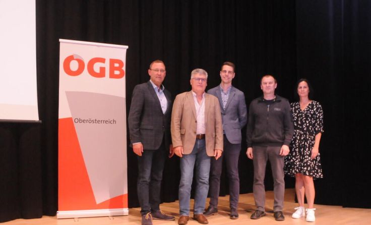 Teile des ÖGB Regionalvorstands. (Foto: Ortner)
