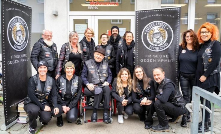Das Team der Barber Angels für Wels (Foto: Christ)