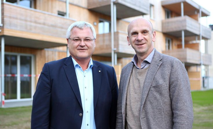 VP-Bürgermeister Johannes Moser (li.) mit Trio-Geschäftsführer Wolfgang Mairhofer (Foto: Trio)