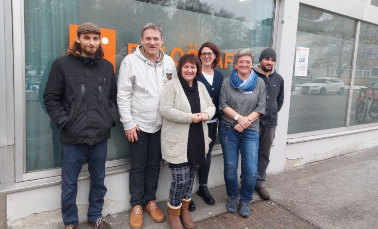 Team der OÖ. Tafel in Wels (Foto: Tips)