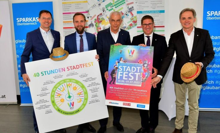 Präsentation des Stadtfest-Programms. (Foto: WMT)